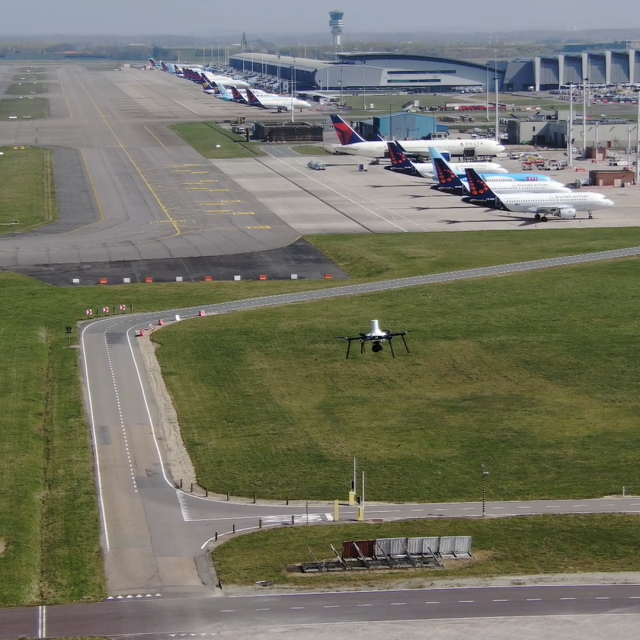 Brussels Airport testing for drone detection