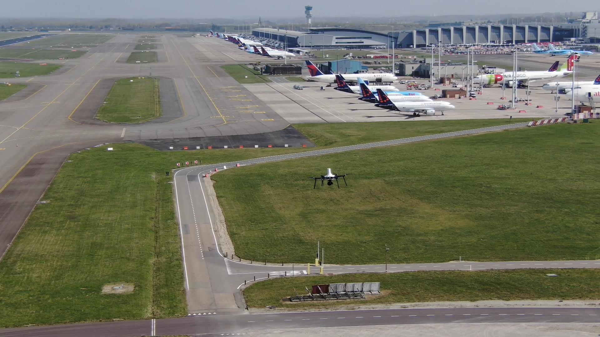 Brussels Airport testing for drone detection