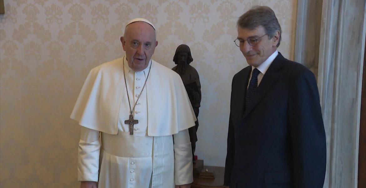 Pope Francis and Sassoli