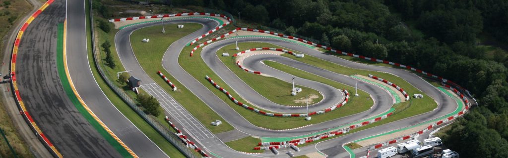 Karting at Francorchamps in Wallonia