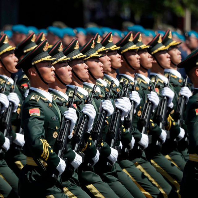 Chinese Military bullying