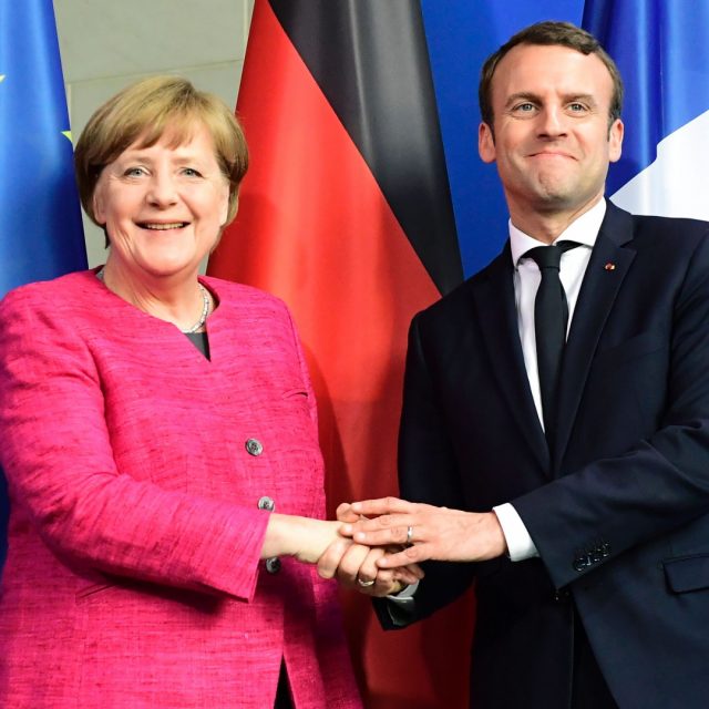 Merkel and Macron