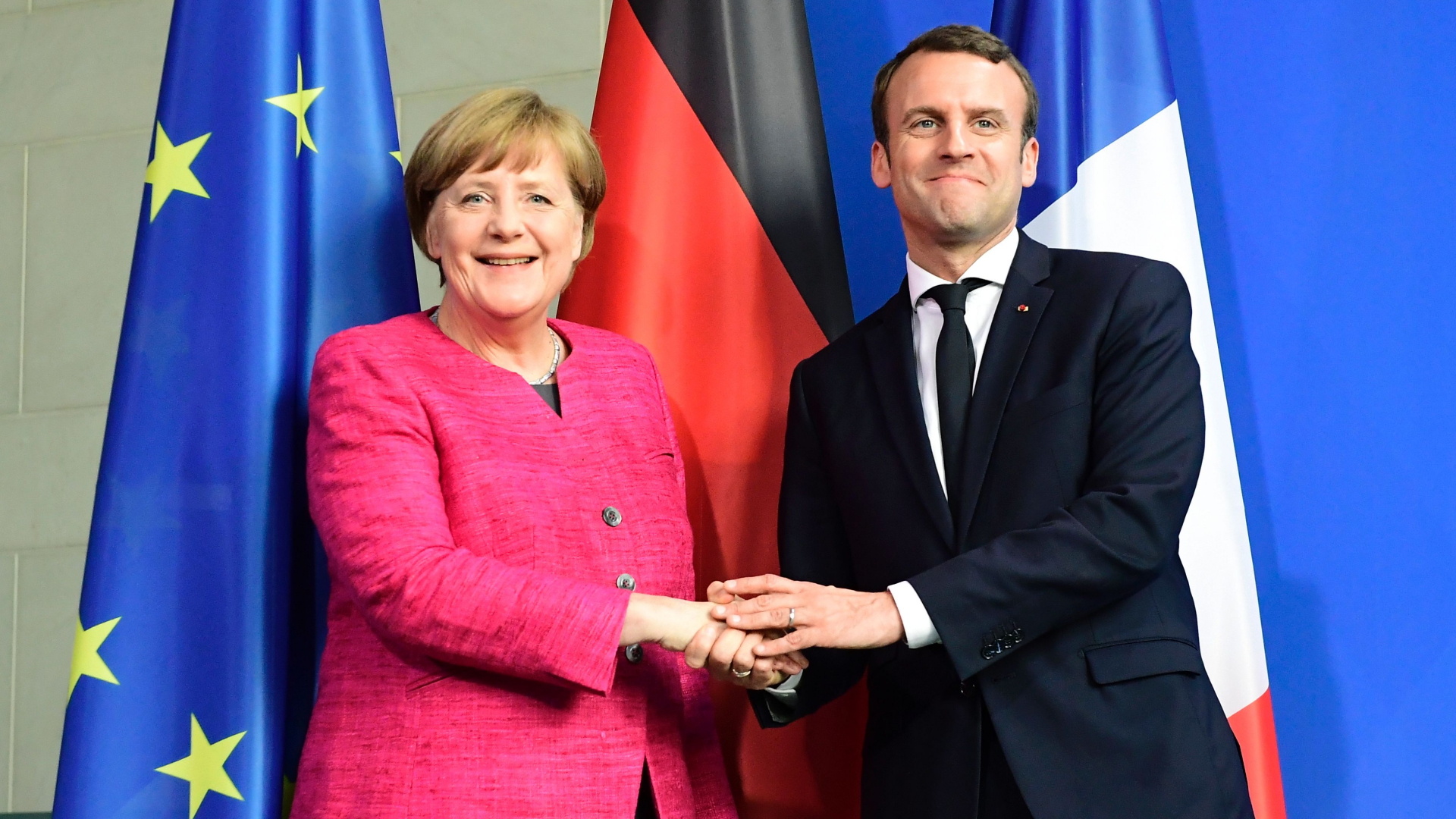 Merkel and Macron