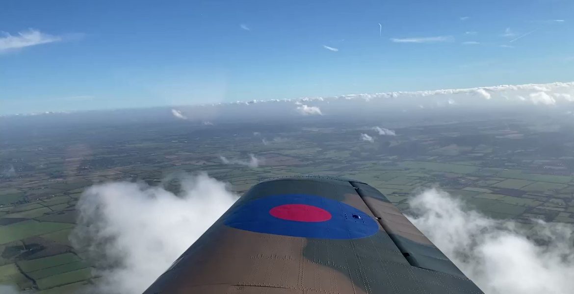 Peaceful skies over Europe