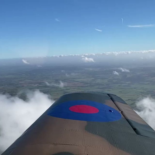 Peaceful skies over Europe