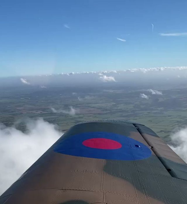 Peaceful skies over Europe