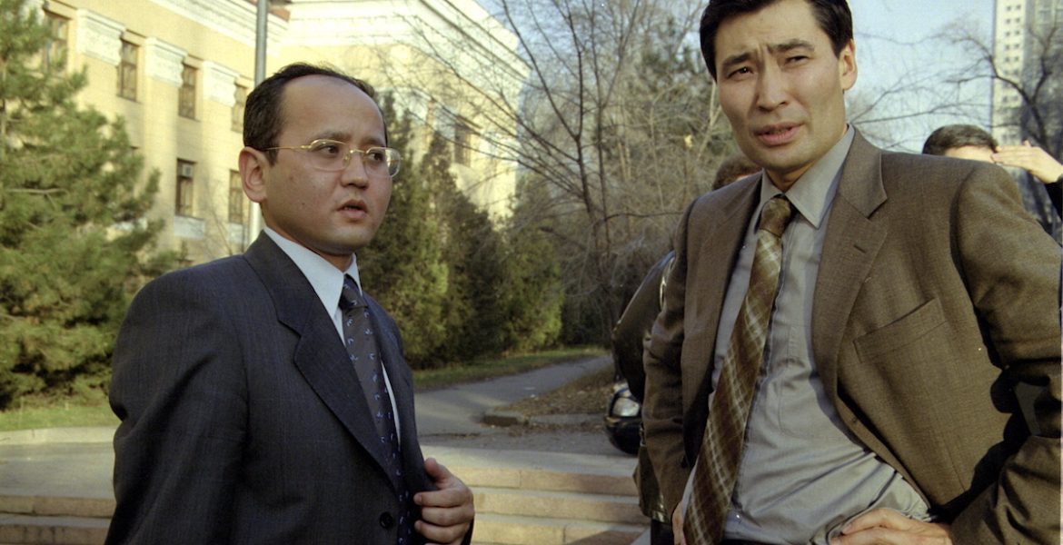 Galymzhan Zhakiyanov with Mukhtar Ablyazov