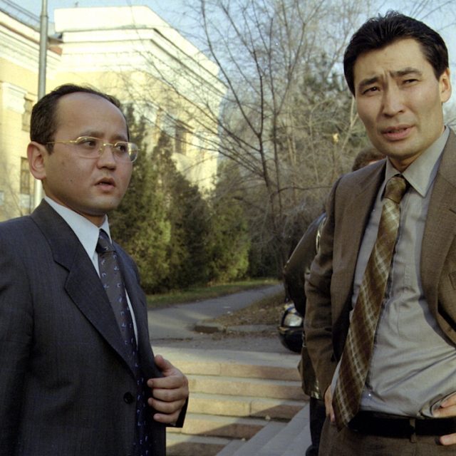 Galymzhan Zhakiyanov with Mukhtar Ablyazov