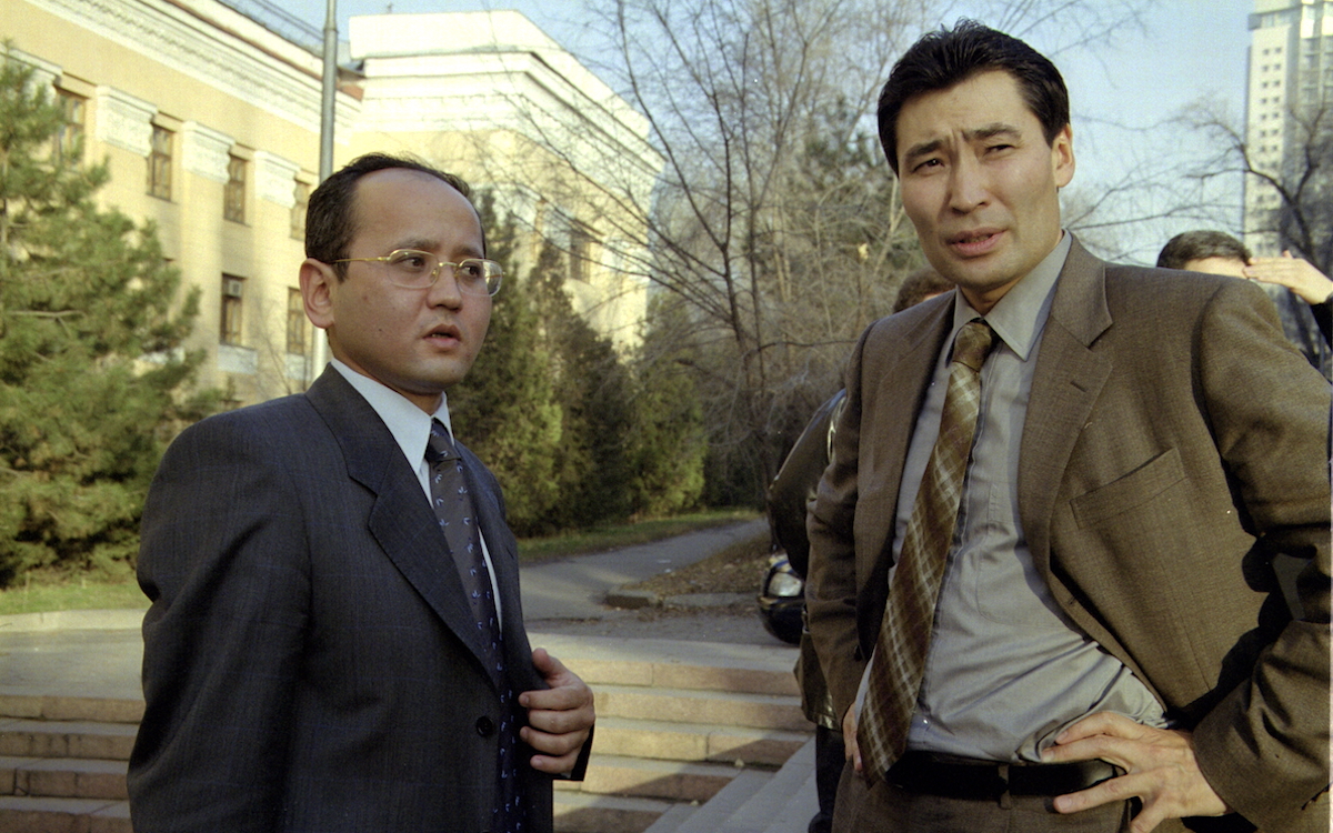 Galymzhan Zhakiyanov with Mukhtar Ablyazov