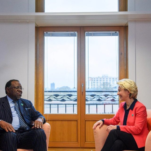 President von der Leyen and President Geingob