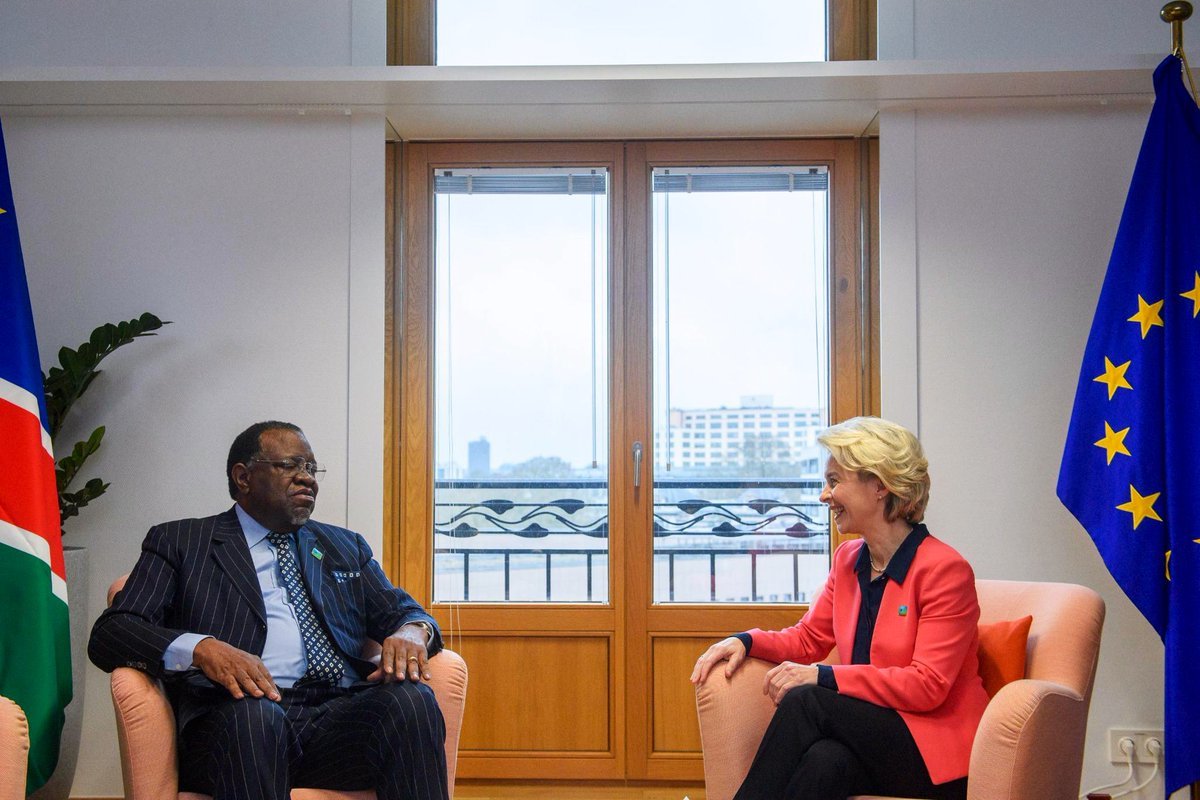 President von der Leyen and President Geingob