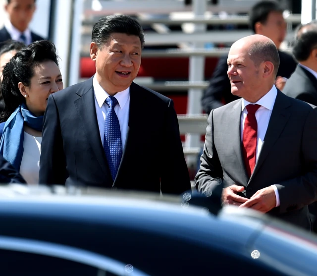 Scholz visiting China