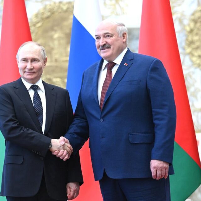 Lukashenko and Putin